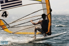 Windsurfing athlete competing in "Formula" class.
